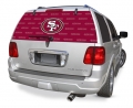 San Francisco 49ers Glass Tatz NFL Logo ""Rearz"" Back Windshield Graphic/Decal