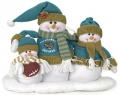Jacksonville Jaguars NFL Table Top Football Snowman Family