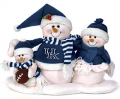 Kentucky Wildcats NCAA Table Top Football Snowman Family
