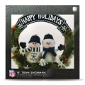 Dallas Cowboys 20" Team Holiday Snowman Wreath