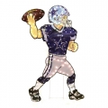 Dallas Cowboys NFL 44" Animated Lawn Figure