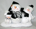 Chicago White Sox MLB Table Top Snowman Family