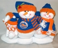 New York Mets MLB Table Top Snowman Family