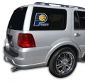 Indiana Pacers NBA Logo ""Cutz"" One Way Glass Covering by Glass Tatz