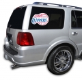 Los Angeles Clippers NBA Logo ""Cutz"" One Way Glass Covering by Glass Tatz