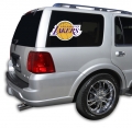 Los Angeles Lakers NBA Logo ""Cutz"" One Way Glass Covering by Glass Tatz