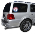 Texas Rangers MLB Logo ""Cutz"" One Way Glass Covering by Glass Tatz