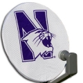 Northwestern Wildcats NCAA Satellite Dish Cover by Dish Rags