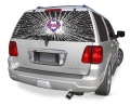 Philadelphia Phillies MLB Logo ""Rearz w/ Shatter Effect"" Back Windshield Decal
