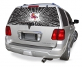 Arizona State Sun Devils NCAA Logo ""Rearz w/ Shatter Effect"" Back Windshield Graphic/Decal