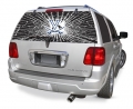 Virginia Cavaliers Glass Tatz NCAA Logo ""Rearz w/ Shatter Effect"" Back Windshield Graphic/Decal