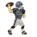 Seattle Seahawks NFL 44" Animated Lawn Figure