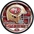 San Francisco 49ers NFL Round Wall Clock by Wincraft