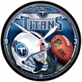 Tennessee Titans NFL Round Wall Clock by Wincraft