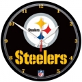 Pittsburgh Steelers NFL Round Wall Clock by Wincraft
