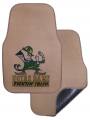 Notre Dame Fighting Irish 2pc Beige Universal Car Floor Mats