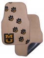 Missouri Tigers 2pc Beige Universal Car Floor Mats