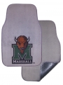 Marshall Thundering Herd 2pc Grey Universal Car Floor Mats