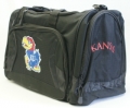 Kansas Jayhawks Black Fly-By Duffel Bag