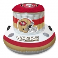 San Francisco 49ers NFL Inflatable Floating Beach Cooler