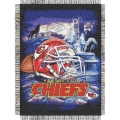 Kansas City Chiefs Woven Tapestry NFL 48" x 60" Home Field Advantage Throw Blanket
