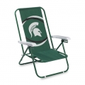 Michigan State Spartans NCAA Deluxe Folding Tailgating Beach Arm Chair