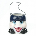 New York Yankees Halloween Ghost Trick or Treat Pumpkin Basket