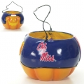 Ole Miss Rebels Halloween Trick or Treat Pumpkin Basket