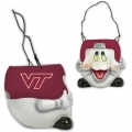 Virginia Tech Hokies Halloween Ghost Trick or Treat Pumpkin Basket