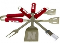 Nebraska Cornhuskers Stainless Steel BBQ Utensil Set