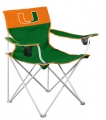 Miami Hurricanes Big Boy Tailgating Lawn Chair