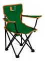 Miami Hurricanes NCAA Canvas Tailgate "Toddler" Chair