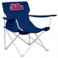 Ole Miss Rebels Blue NCAA Nylon Tailgate Chair