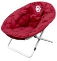 Oklahoma Sooners NCAA Adult Sphere Gaming/Dorm Room Lounge Chair