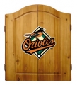 Baltimore Orioles MLB Licensed Complete Dartboard & Cabinet Set