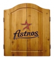 Houston Astros MLB Licensed Complete Dartboard & Cabinet Set