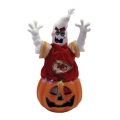 Kansas City Chiefs 16" Fiber Optic Ghost Pumpkin