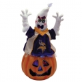 Minnesota Vikings 16" Fiber Optic Ghost Pumpkin