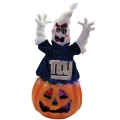 New York Giants 16" Fiber Optic Ghost Pumpkin