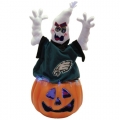 Philadelphia Eagles 16" Fiber Optic Ghost Pumpkin