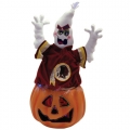 Washington Redskins 16" Fiber Optic Ghost Pumpkin