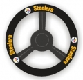 Pittsburgh Steelers Leather Steering Wheel Cover