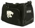 Kansas State Wildcats Black Fly-By Duffel Bag