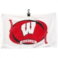 Wisconsin Badgers NCAA Printed Hemmed Golf Towel
