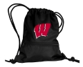 Wisconsin Badgers NCAA Black School String Pack Backpack