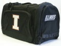 Illinois Fighting Illini Black Fly-By Duffel Bag