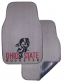 Ohio State Buckeyes "Brutus" 2pc Grey Universal Car Floor Mats