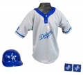 Los Angeles Dodgers MLB Youth Helmet and Jersey Set