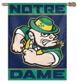 Notre Dame Fighting Irish 27" x 37" Vertical Outdoor Leprechaun Flag
