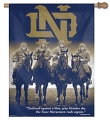 Notre Dame Fighting Irish 27" x 37" Vertical Outdoor Four Horsemen Flag